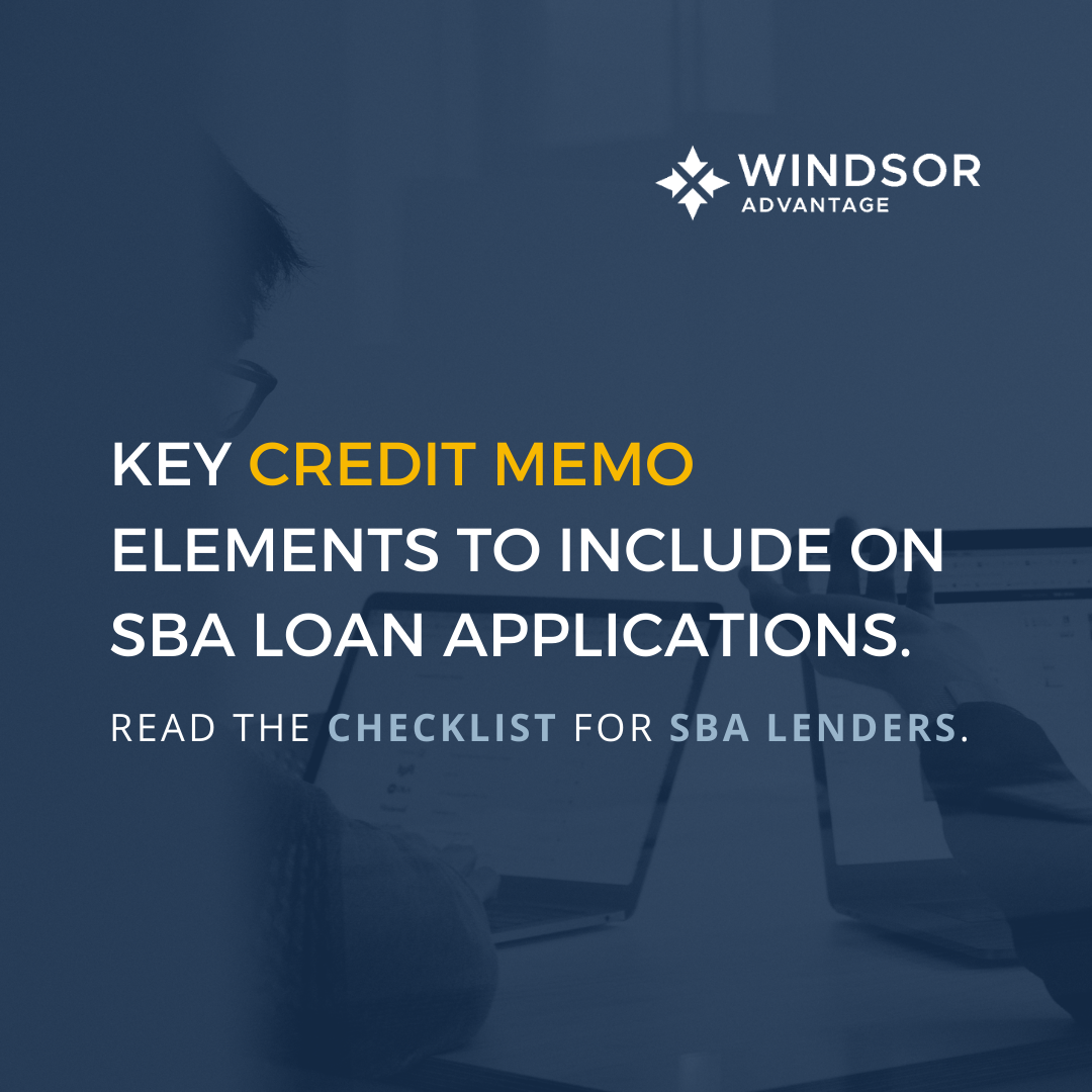 Key Credit Memo Elements To Include On An SBA Loan Application